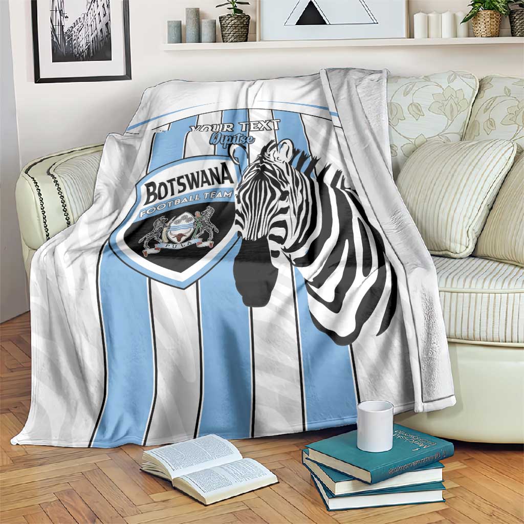 Custom Lefatshe la Botswana Football Blanket Come On Dipitse LT15