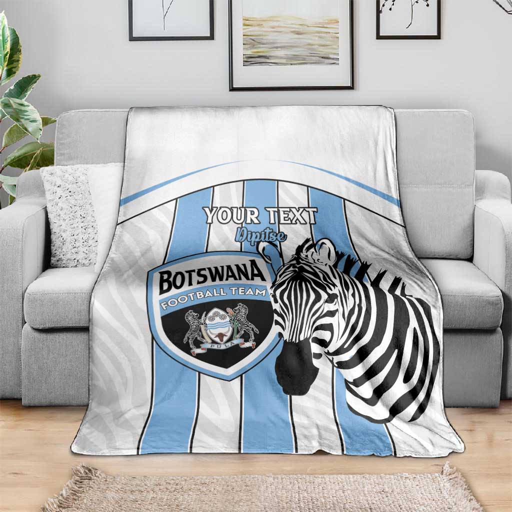 Custom Lefatshe la Botswana Football Blanket Come On Dipitse LT15