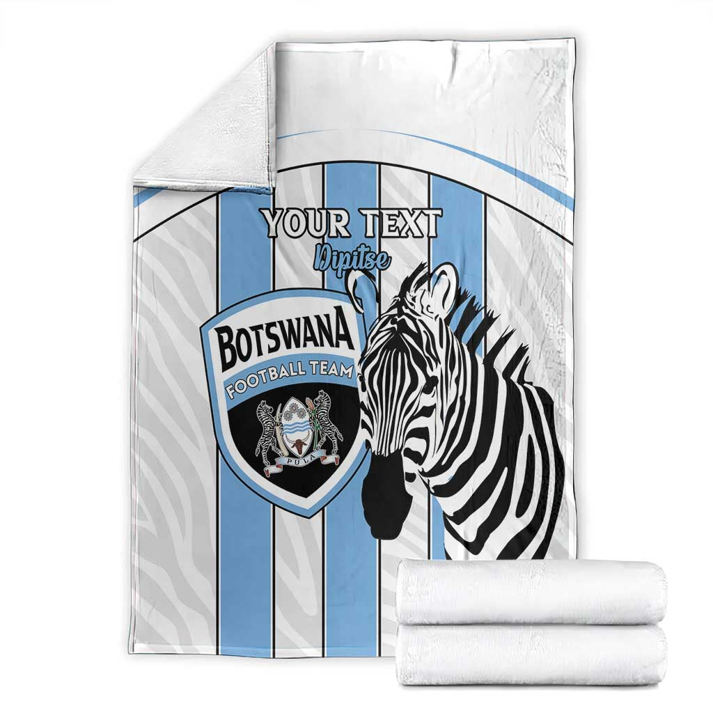 Custom Lefatshe la Botswana Football Blanket Come On Dipitse LT15