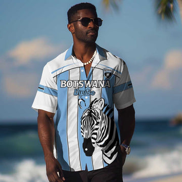 Custom Lefatshe la Botswana Football Hawaiian Shirt Come On Dipitse LT15