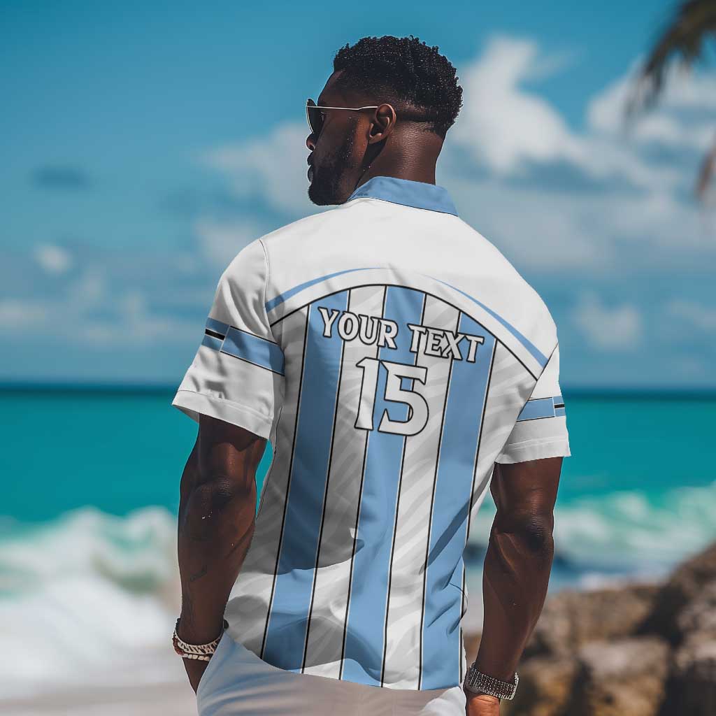 Custom Lefatshe la Botswana Football Hawaiian Shirt Come On Dipitse LT15