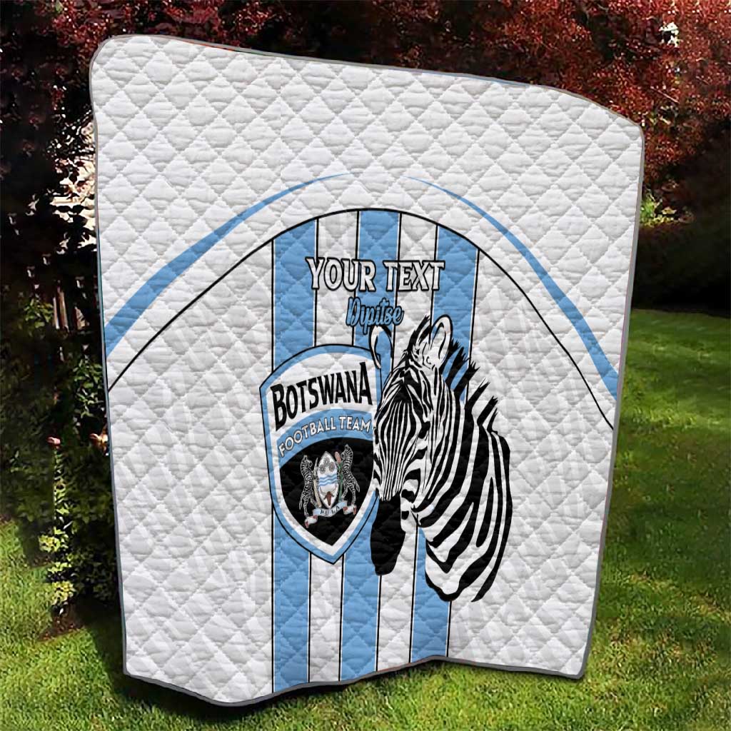 Custom Lefatshe la Botswana Football Quilt Come On Dipitse LT15