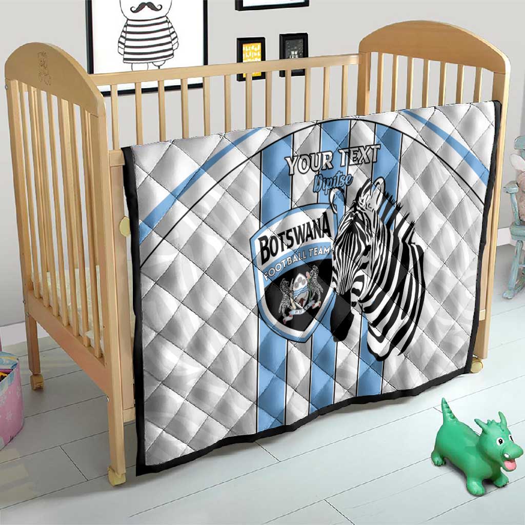 Custom Lefatshe la Botswana Football Quilt Come On Dipitse LT15