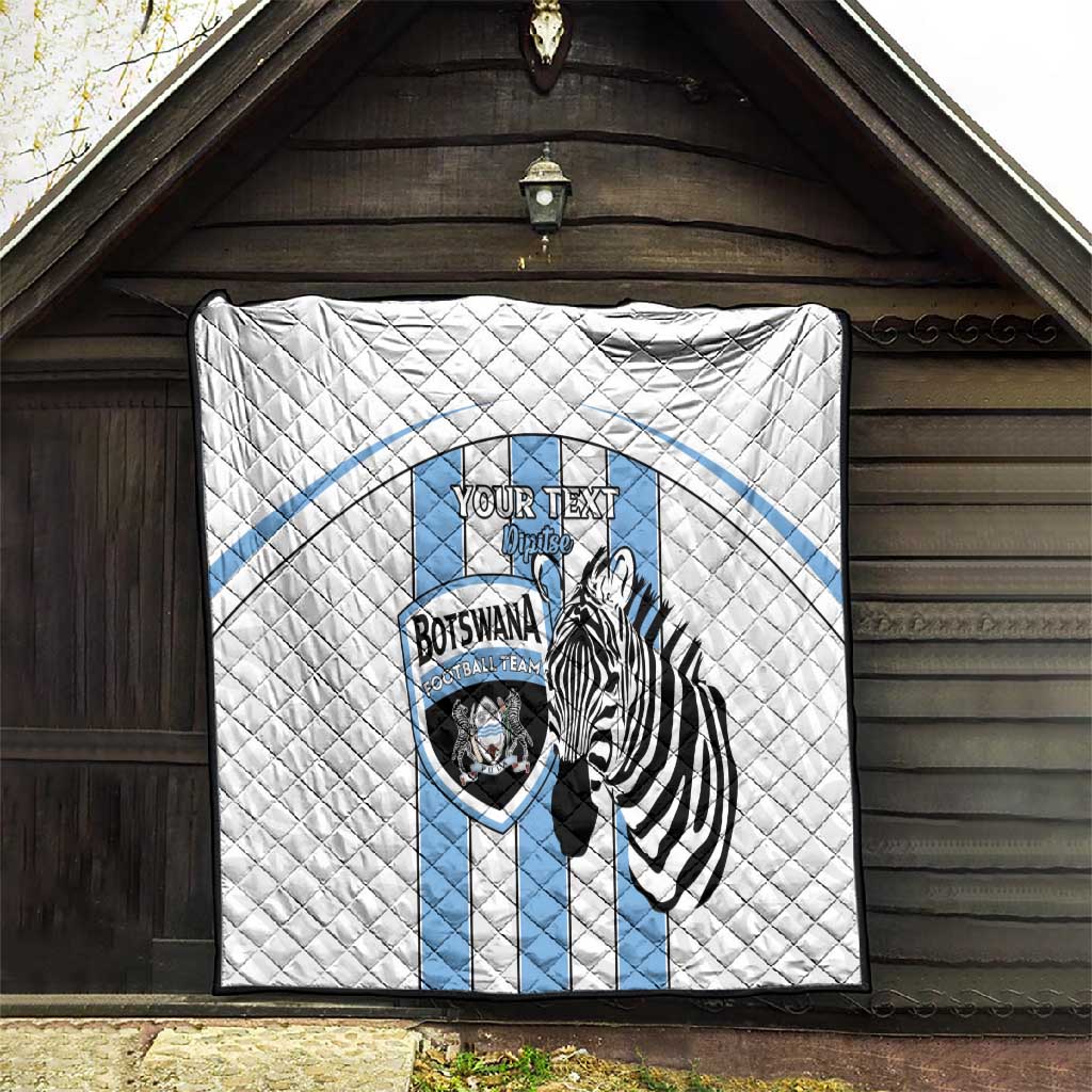 Custom Lefatshe la Botswana Football Quilt Come On Dipitse LT15