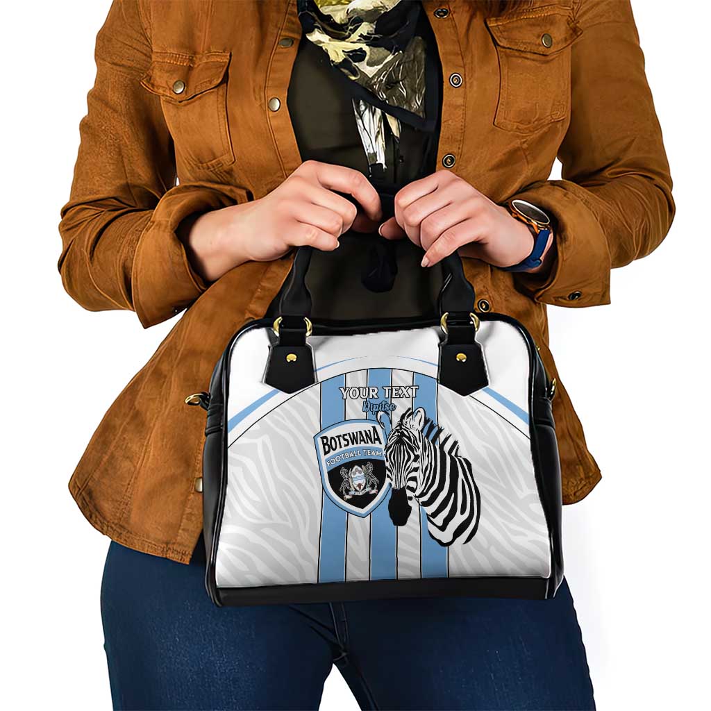 Custom Botswana Football Shoulder Handbag Come On Zebras LT15