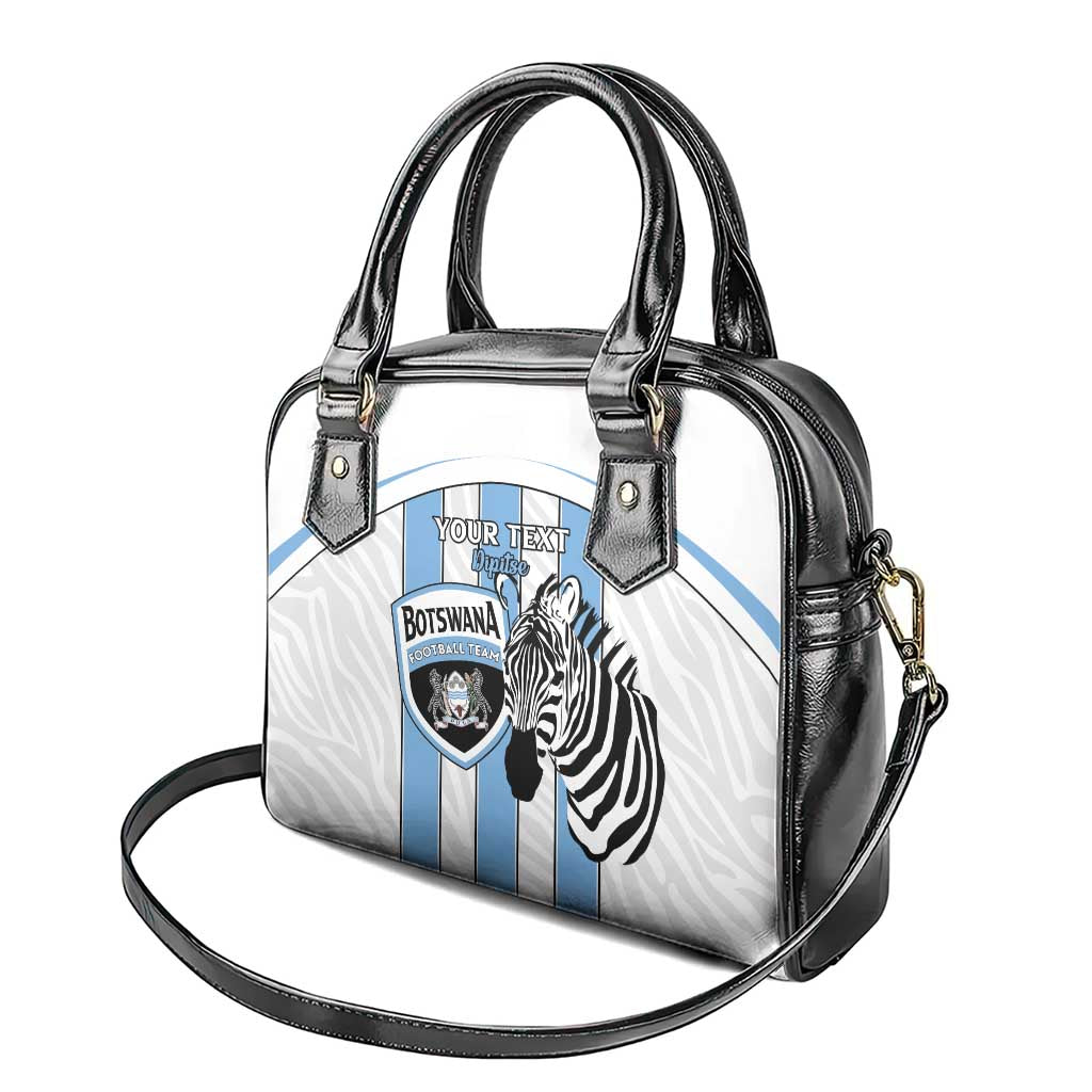Custom Botswana Football Shoulder Handbag Come On Zebras LT15