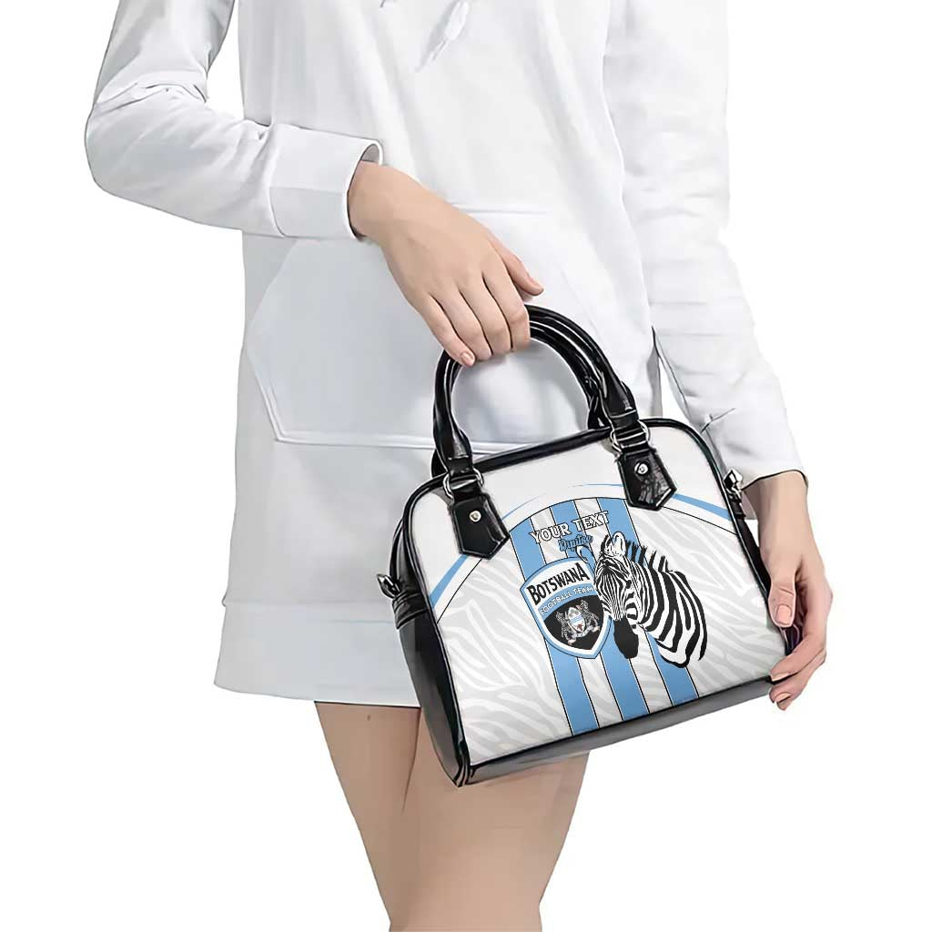 Custom Botswana Football Shoulder Handbag Come On Zebras LT15