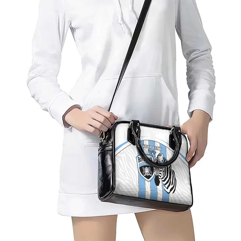 Custom Botswana Football Shoulder Handbag Come On Zebras LT15