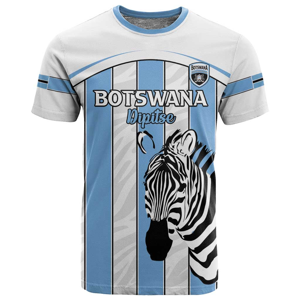 Custom Lefatshe la Botswana Football T shirt Come On Dipitse LT15