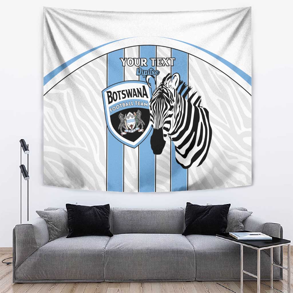 Custom Lefatshe la Botswana Football Tapestry Come On Dipitse LT15