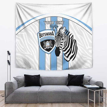Custom Lefatshe la Botswana Football Tapestry Come On Dipitse LT15
