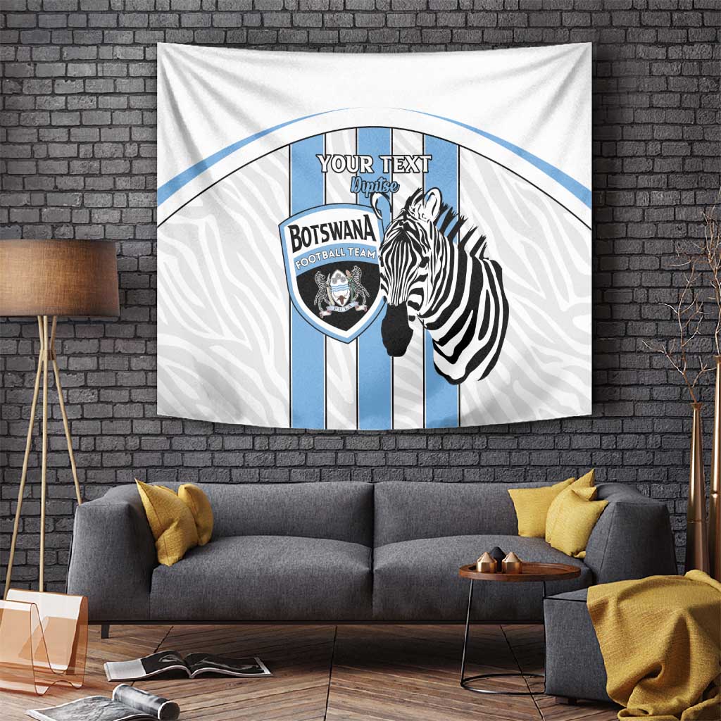 Custom Lefatshe la Botswana Football Tapestry Come On Dipitse LT15