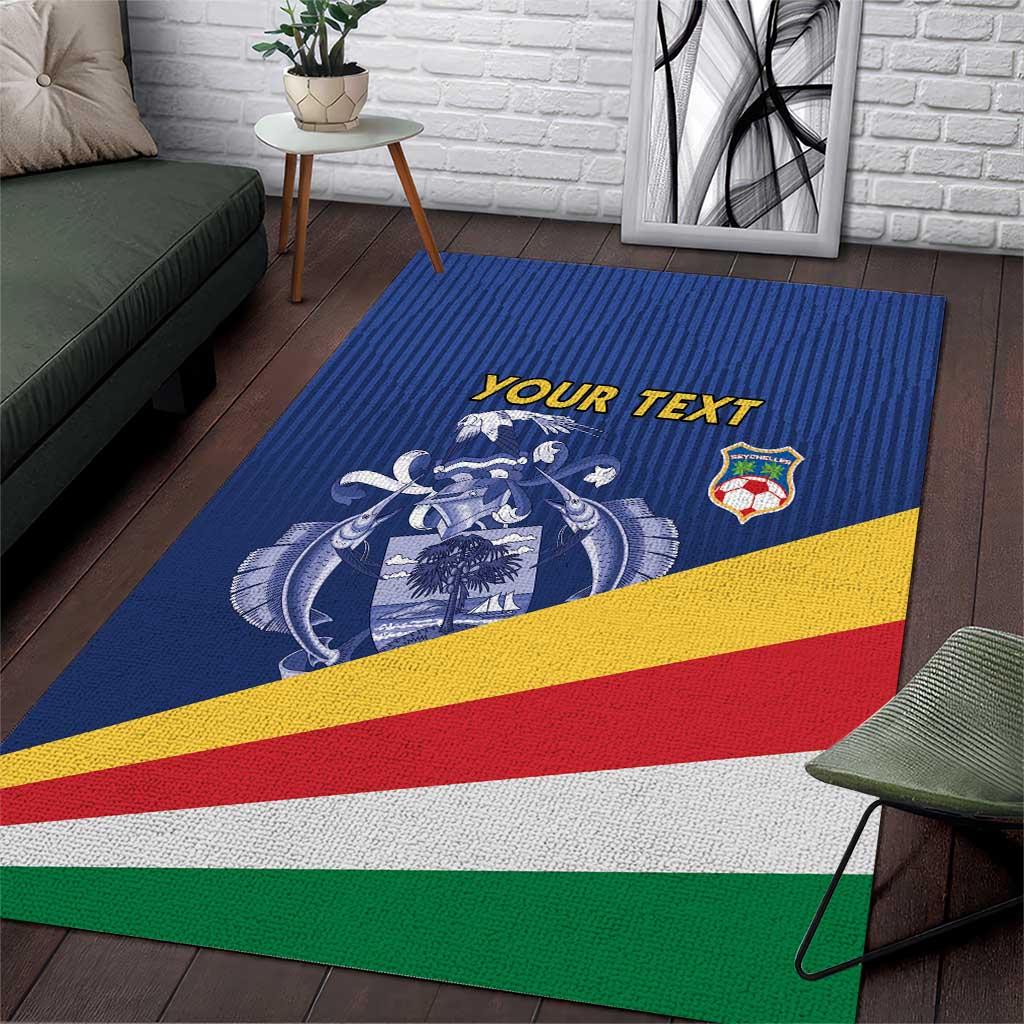Custom Seychelles Beach Soccer 2025 Area Rug Go Champions Sesel LT15