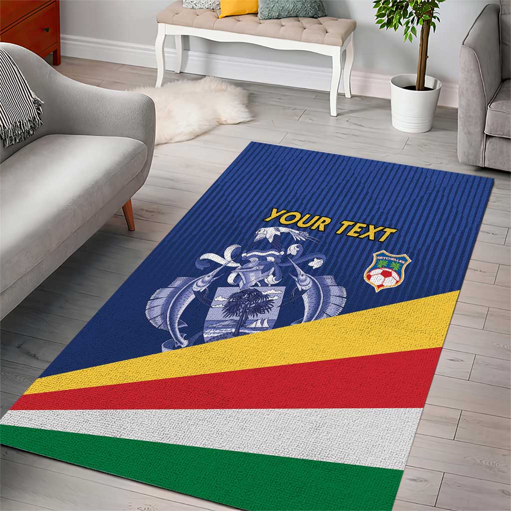 Custom Seychelles Beach Soccer 2025 Area Rug Go Champions Sesel LT15