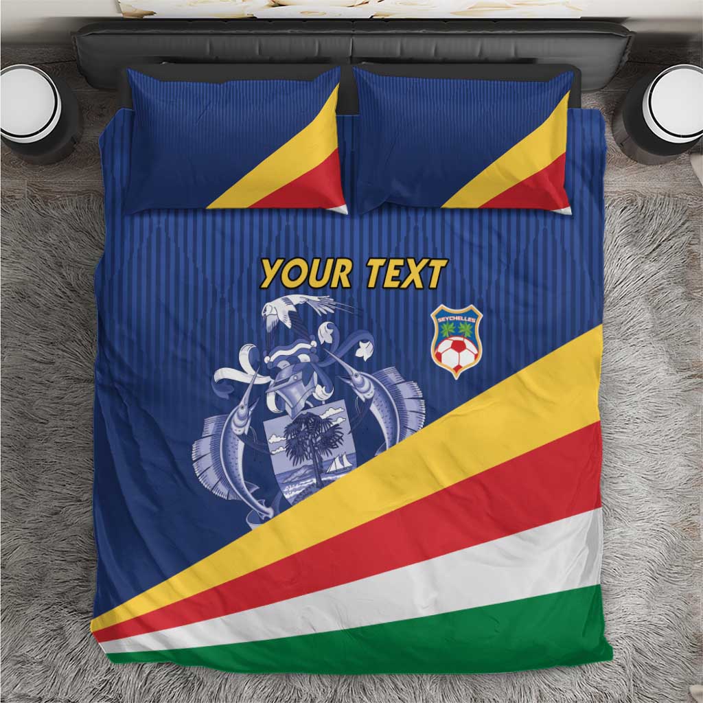 Custom Seychelles Beach Soccer 2025 Bedding Set Go Champions Sesel LT15