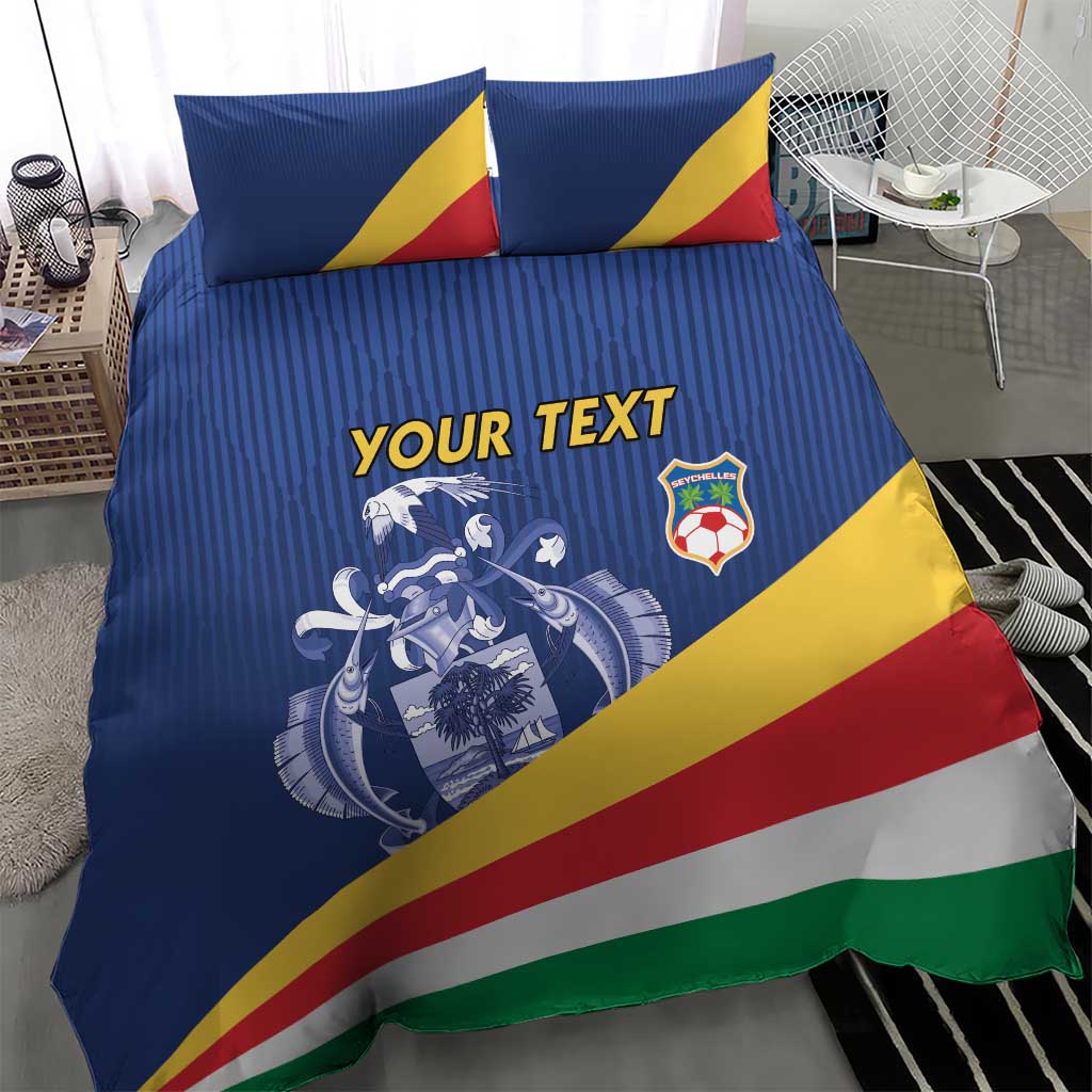 Custom Seychelles Beach Soccer 2025 Bedding Set Go Champions Sesel LT15