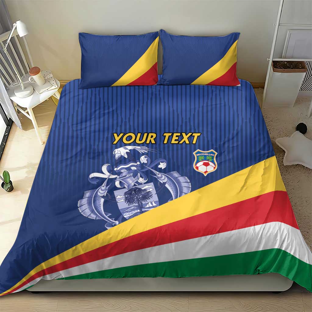 Custom Seychelles Beach Soccer 2025 Bedding Set Go Champions Sesel LT15