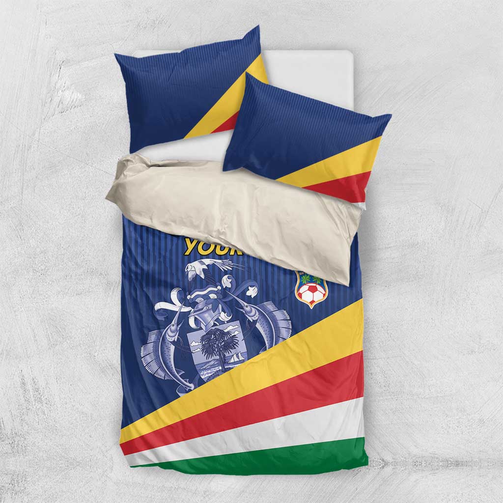 Custom Seychelles Beach Soccer 2025 Bedding Set Go Champions Sesel LT15