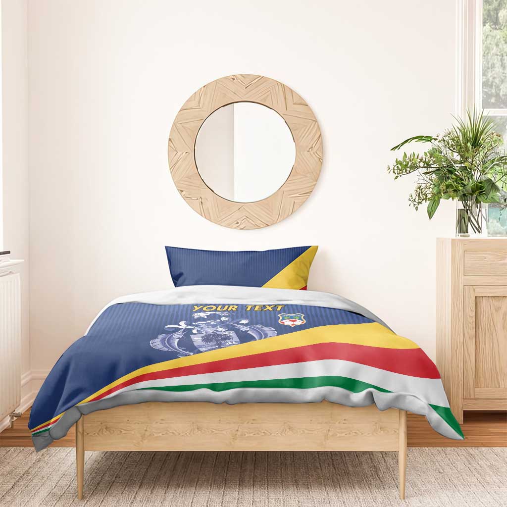 Custom Seychelles Beach Soccer 2025 Bedding Set Go Champions Sesel LT15