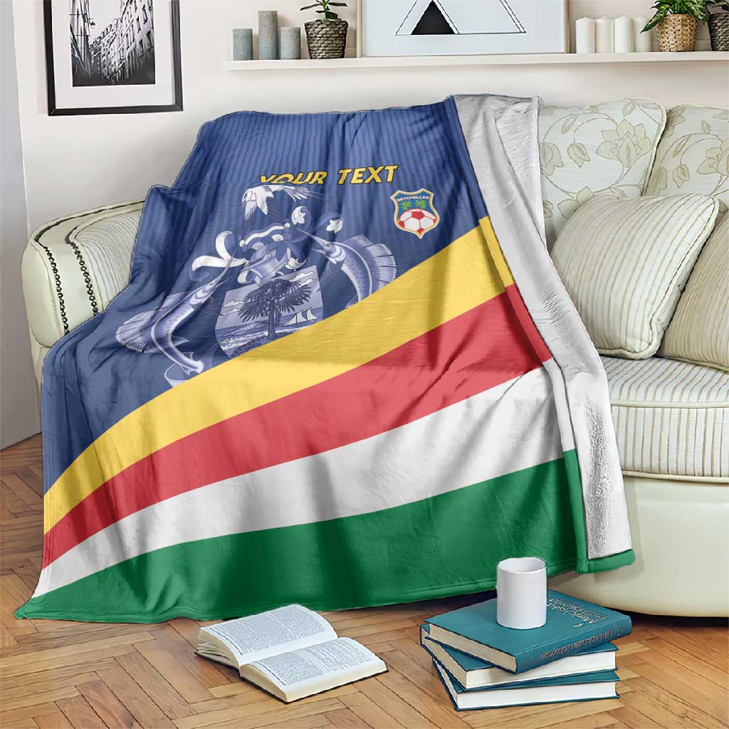 Custom Seychelles Beach Soccer 2025 Blanket Go Champions Sesel LT15