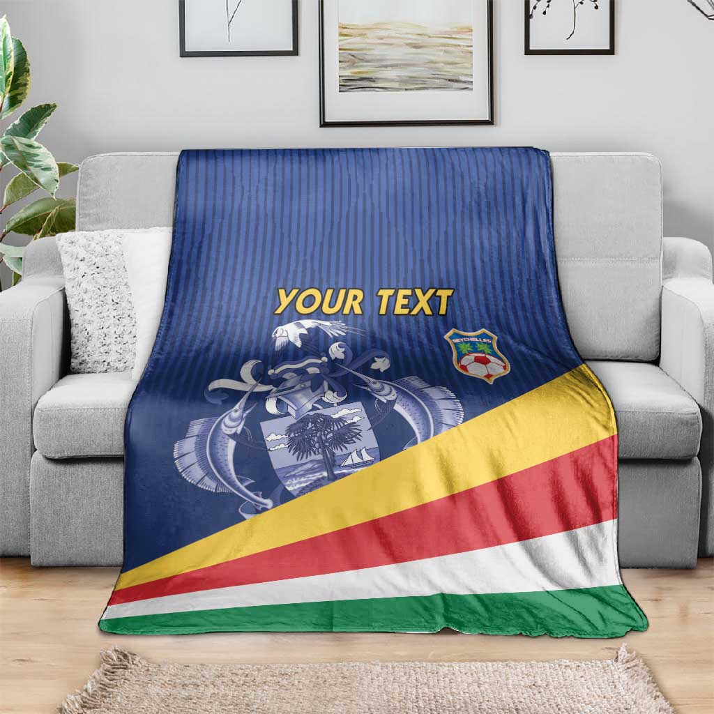 Custom Seychelles Beach Soccer 2025 Blanket Go Champions Sesel LT15
