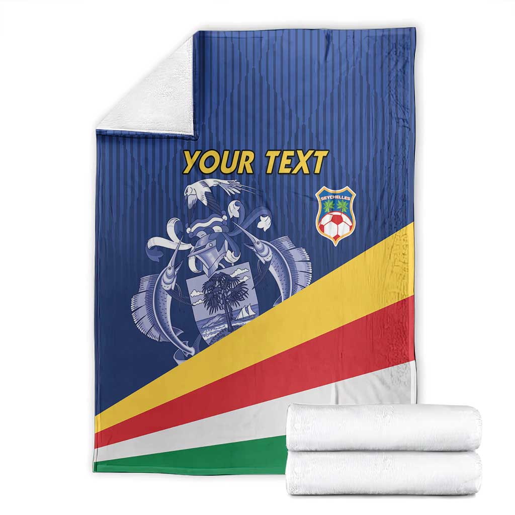 Custom Seychelles Beach Soccer 2025 Blanket Go Champions Sesel LT15