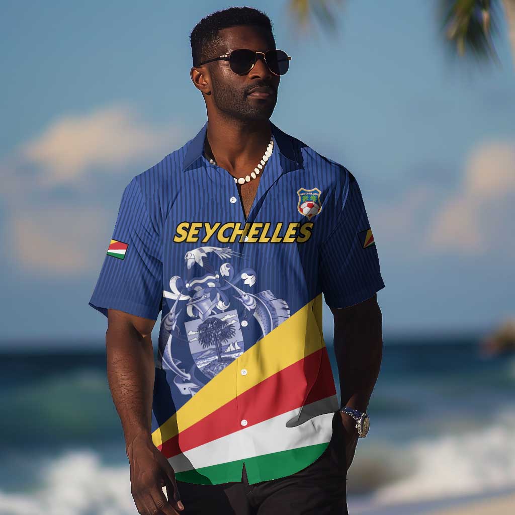 Custom Seychelles Beach Soccer 2025 Hawaiian Shirt Go Champions Sesel LT15