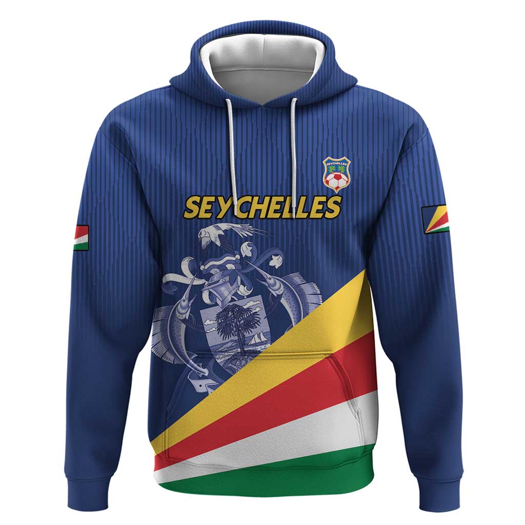 Custom Seychelles Beach Soccer 2025 Hoodie Flag Style LT15
