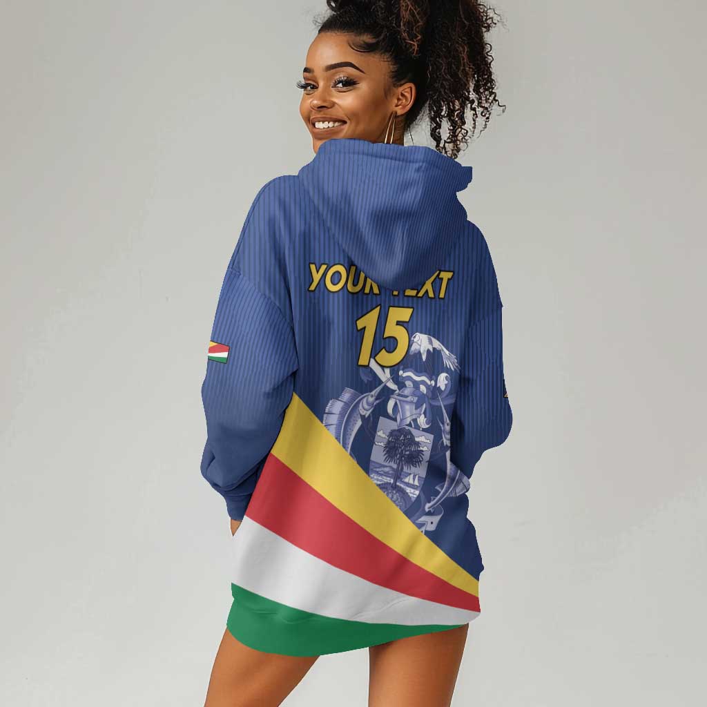 Custom Seychelles Beach Soccer 2025 Hoodie Dress Go Champions Sesel LT15
