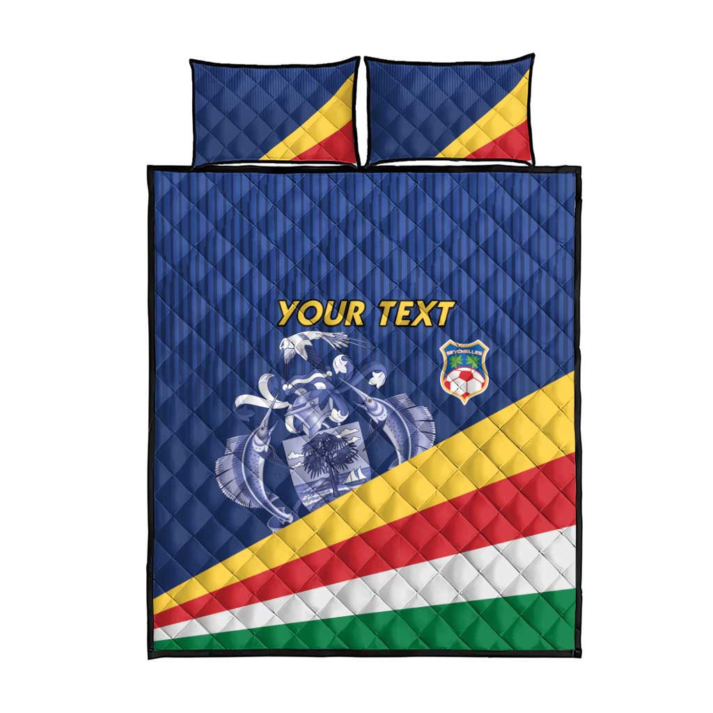 Custom Seychelles Beach Soccer 2025 Quilt Bed Set Go Champions Sesel LT15