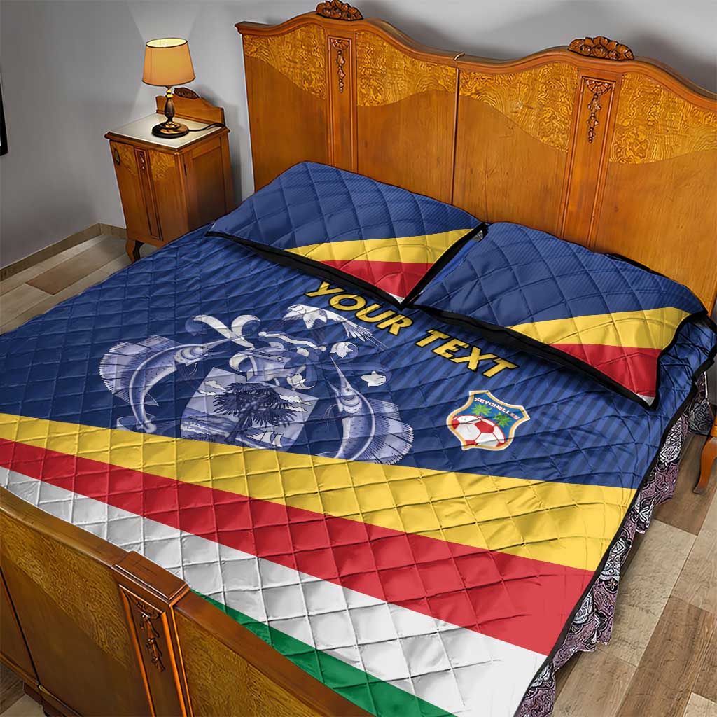 Custom Seychelles Beach Soccer 2025 Quilt Bed Set Go Champions Sesel LT15