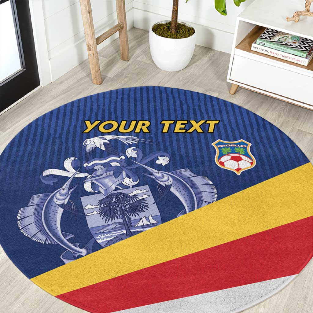 Custom Seychelles Beach Soccer 2025 Round Carpet Go Champions Sesel LT15