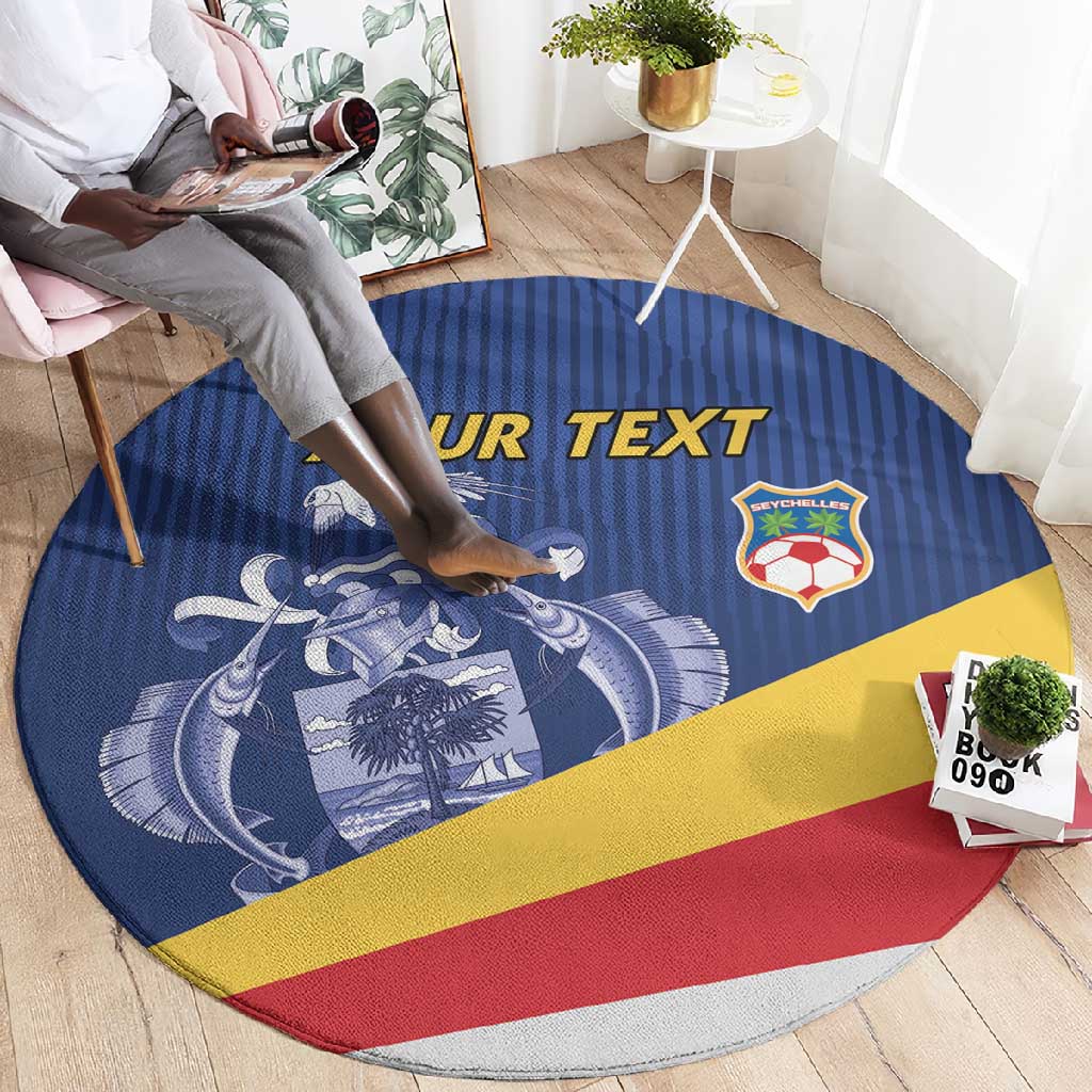 Custom Seychelles Beach Soccer 2025 Round Carpet Go Champions Sesel LT15