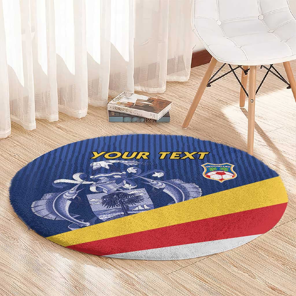 Custom Seychelles Beach Soccer 2025 Round Carpet Go Champions Sesel LT15