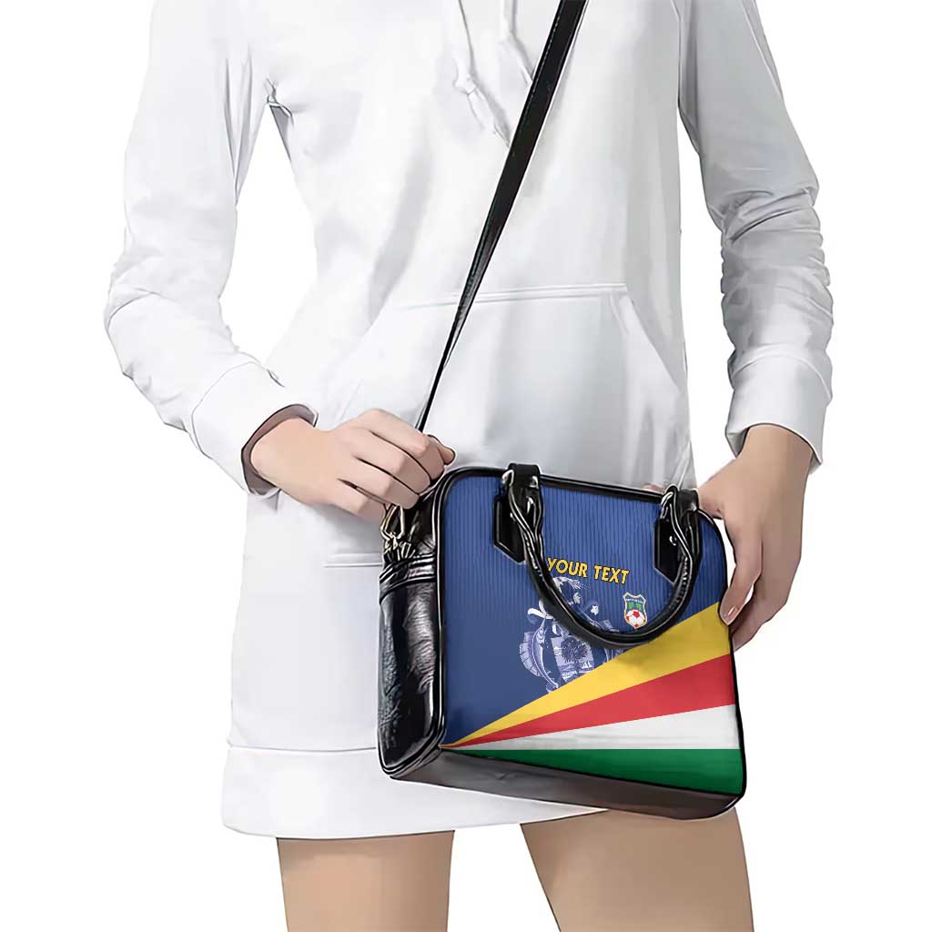 Custom Seychelles Beach Soccer 2025 Shoulder Handbag Flag Style LT15