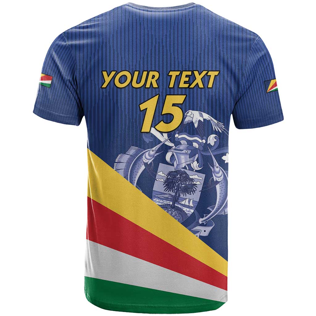 Custom Seychelles Beach Soccer 2025 T shirt Go Champions Sesel LT15
