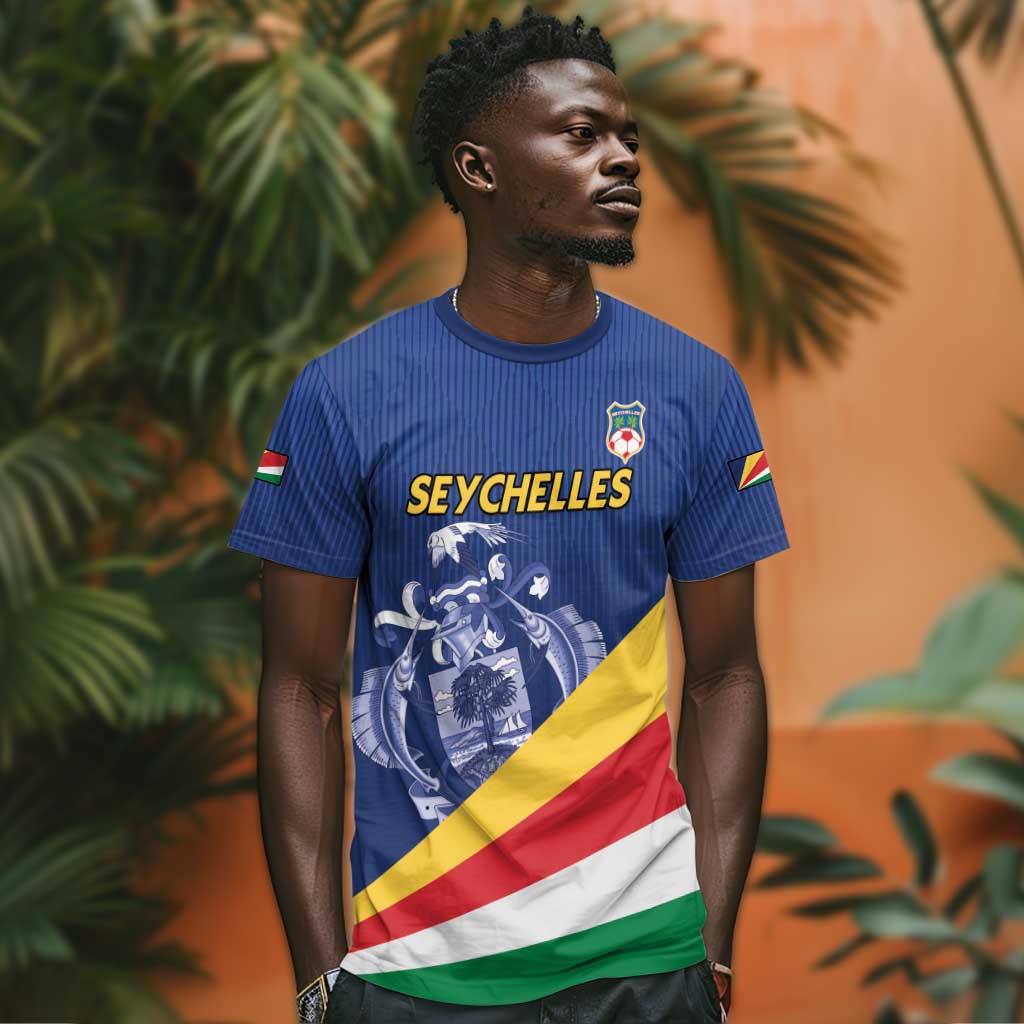 Custom Seychelles Beach Soccer 2025 T shirt Go Champions Sesel LT15