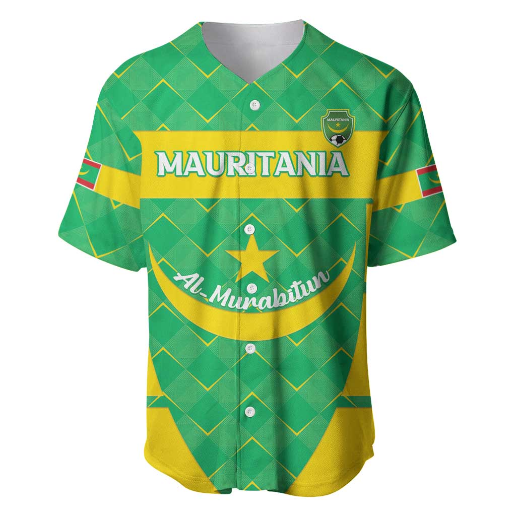 Custom Mauritania Beach Soccer 2025 Baseball Jersey Allez Al-Murabitun LT15