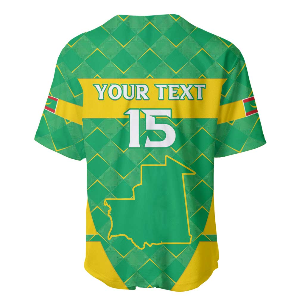 Custom Mauritania Beach Soccer 2025 Baseball Jersey Allez Al-Murabitun LT15