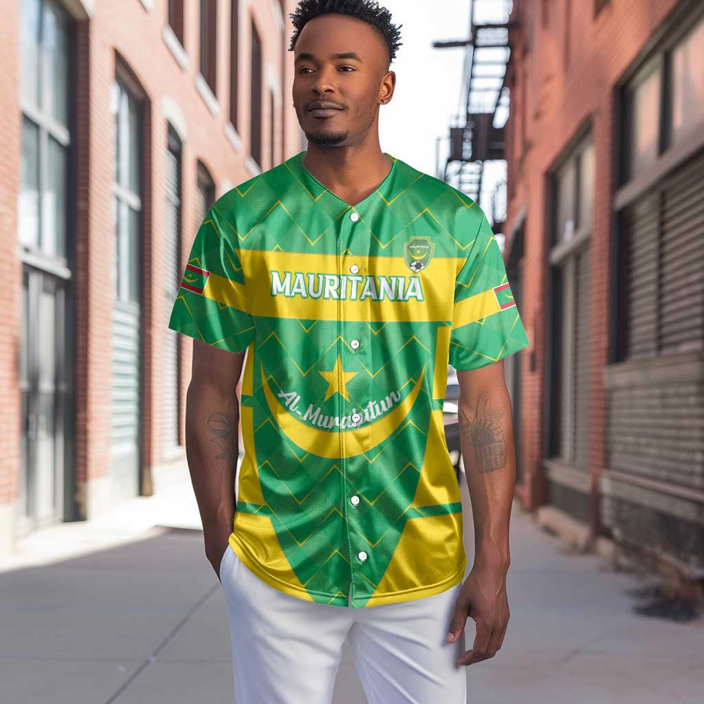 Custom Mauritania Beach Soccer 2025 Baseball Jersey Allez Al-Murabitun LT15