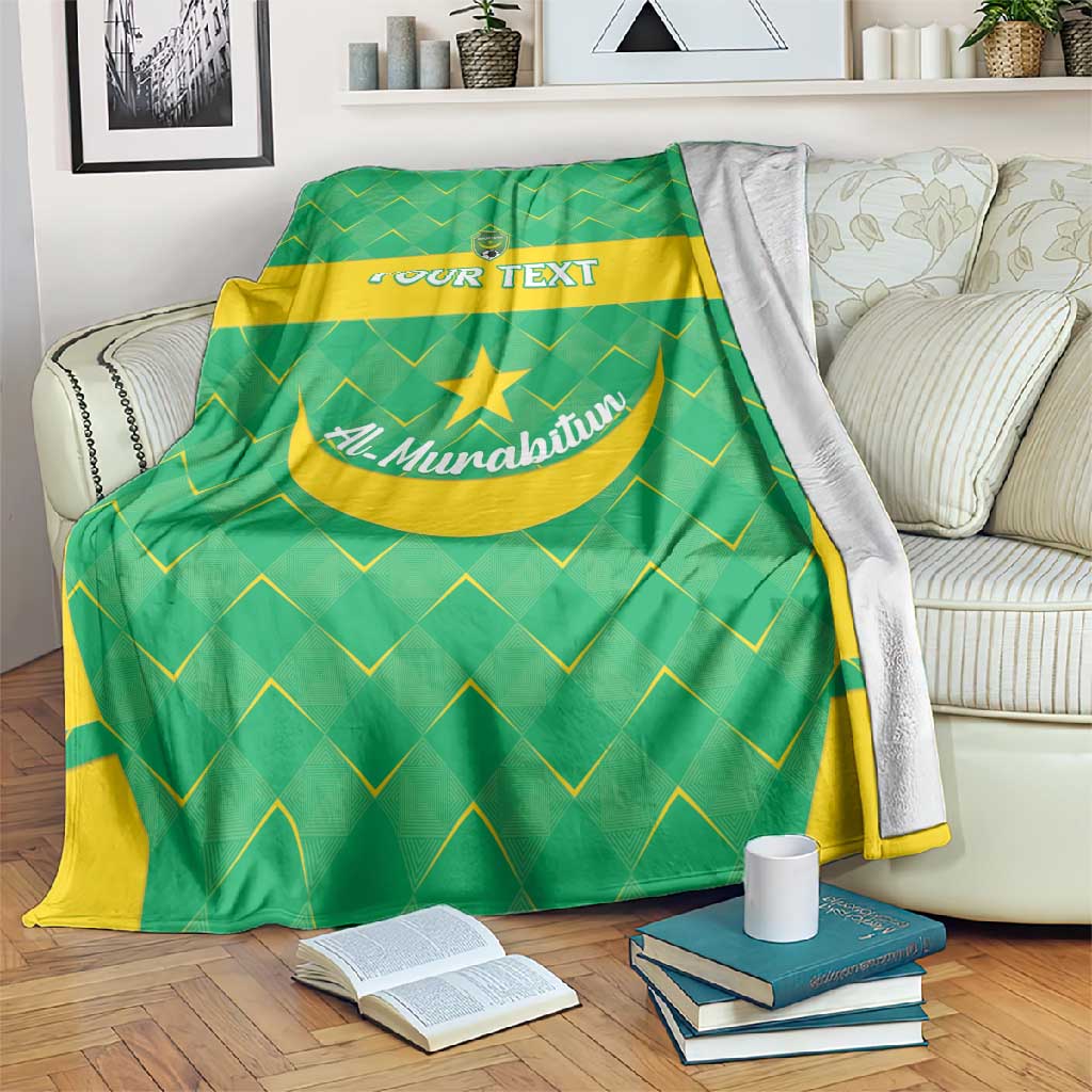 Custom Mauritania Beach Soccer 2025 Blanket Allez Al-Murabitun LT15