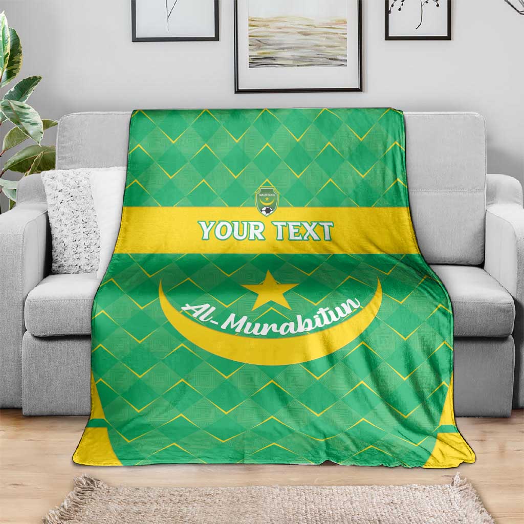 Custom Mauritania Beach Soccer 2025 Blanket Allez Al-Murabitun LT15