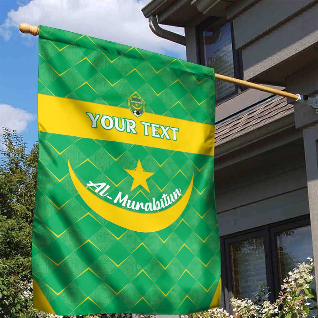 Custom Mauritania Beach Soccer 2025 Garden Flag Allez Al-Murabitun LT15