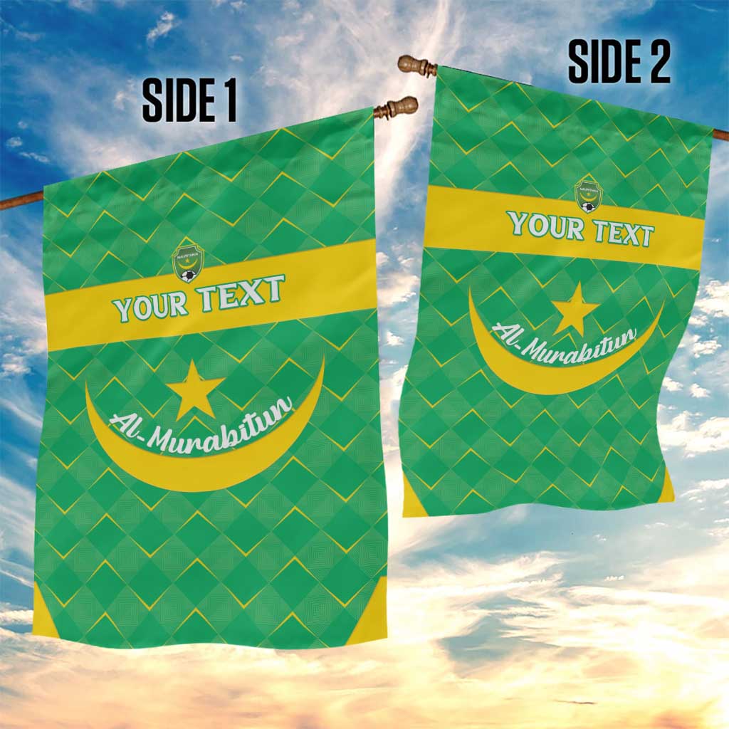 Custom Mauritania Beach Soccer 2025 Garden Flag Allez Al-Murabitun LT15