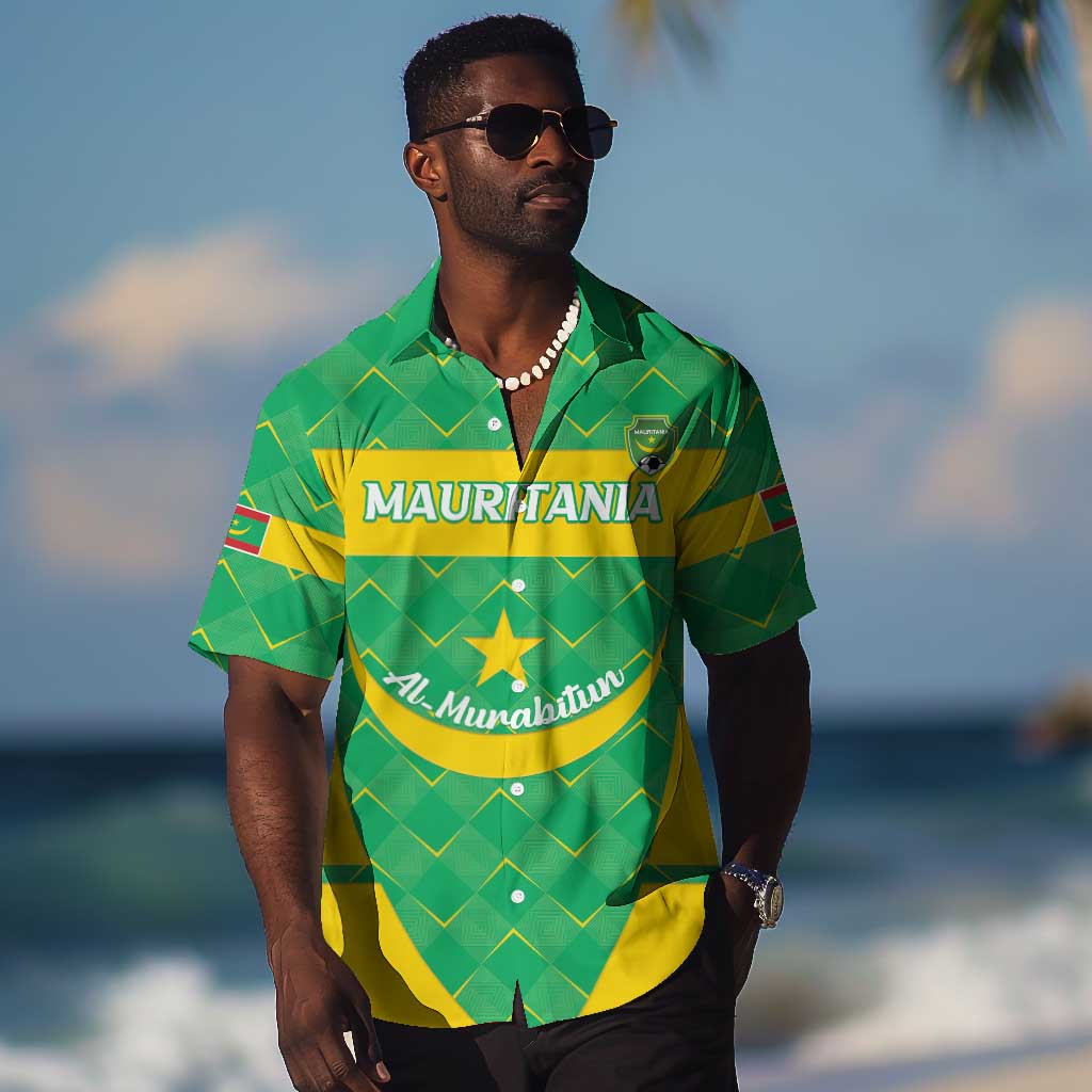 Custom Mauritania Beach Soccer 2025 Hawaiian Shirt Allez Al-Murabitun LT15