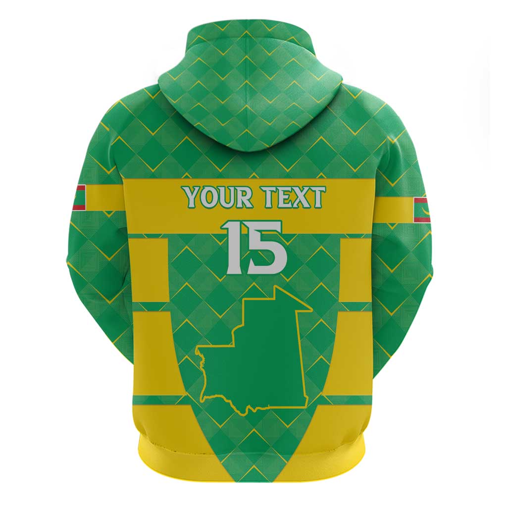 Custom Mauritania Beach Soccer 2025 Hoodie Go Al-Murabitun Go LT15