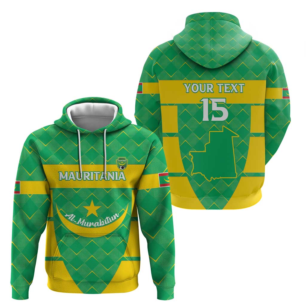 Custom Mauritania Beach Soccer 2025 Hoodie Go Al-Murabitun Go LT15