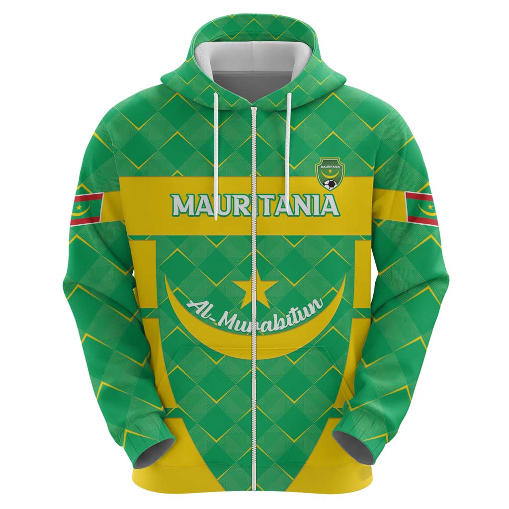 Custom Mauritania Beach Soccer 2025 Hoodie Go Al-Murabitun Go LT15