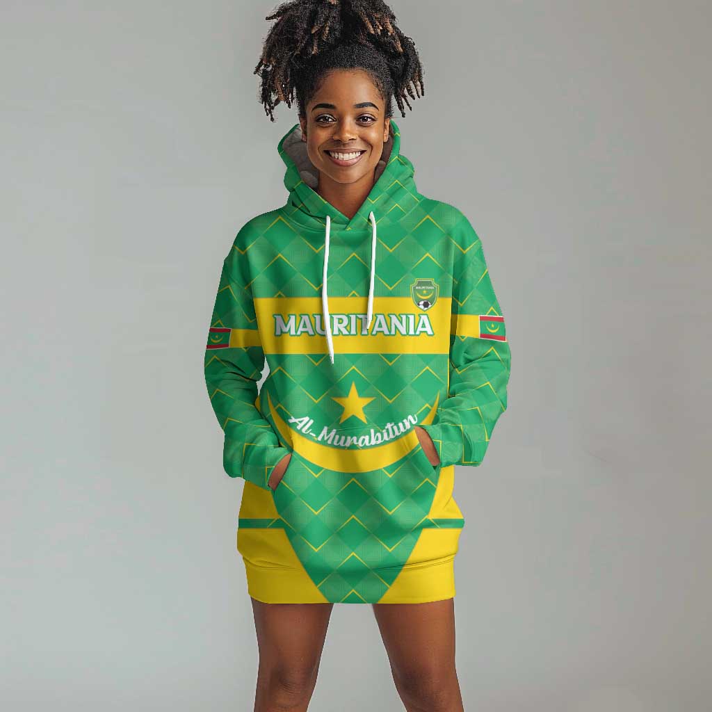 Custom Mauritania Beach Soccer 2025 Hoodie Dress Allez Al-Murabitun LT15