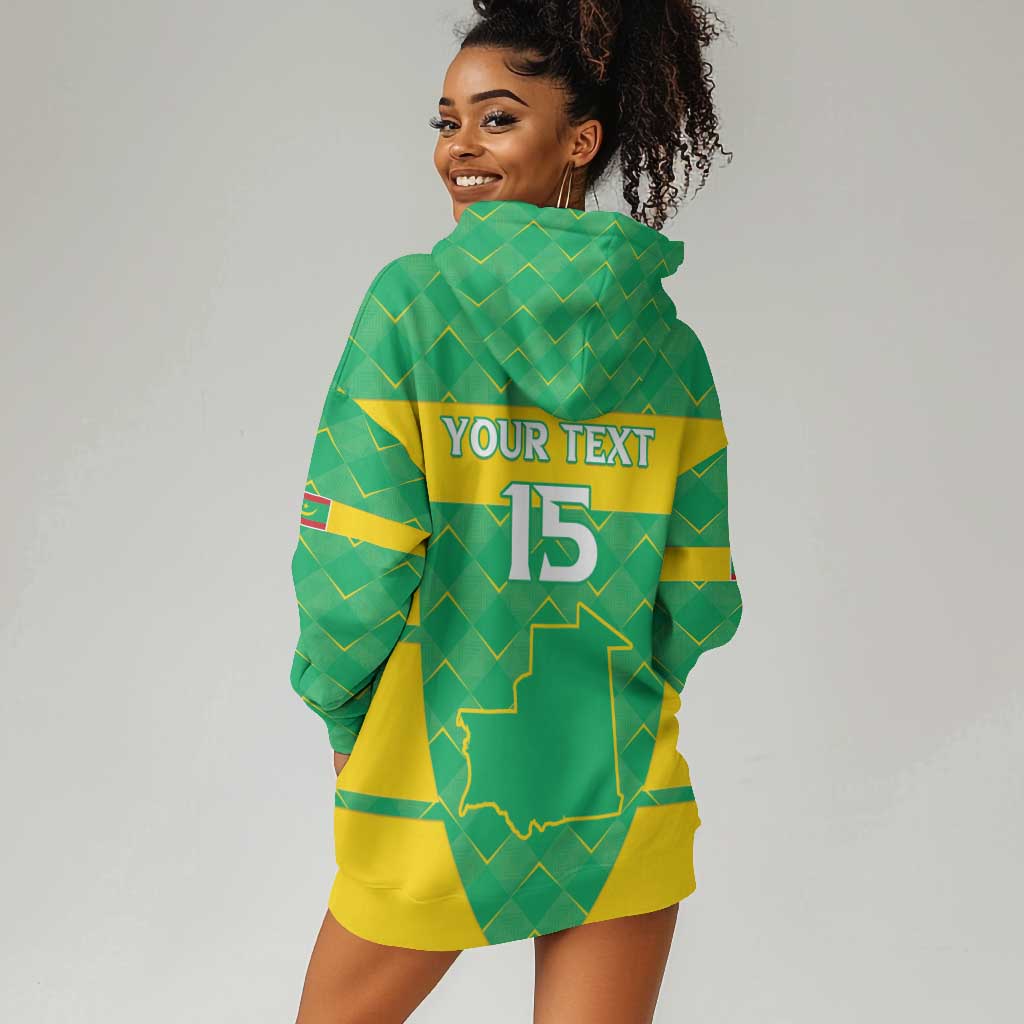 Custom Mauritania Beach Soccer 2025 Hoodie Dress Allez Al-Murabitun LT15